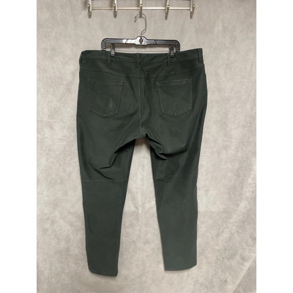 Lululemon Pants Men 42x33 Green ABC Classic Fit 5 Pocket Warpstreme Chino Casual - Picture 7 of 11